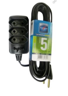 EXTENSAO SORT PL 2X0,75X5M PT ECONOMIC