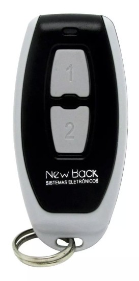2PCS CONTROLE REMOTO PORTAO AUTOMATICO 433MHZ SLIM CHAVEIRO