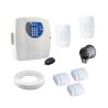Kit Alarme Residencial e Comercial Completo c/ 5 Sensores e Central Genno c/ Discadora Telefônica