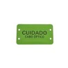 Placa De Identificacao Cabo óptico 9x4cm C/10 Unid Verde