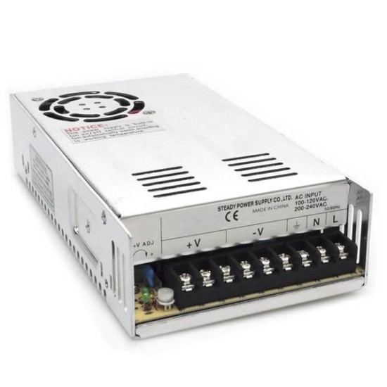Fonte Eletrônica Chaveada 12V 30A Multicâmeras Bivolt CFTV 12v 30a