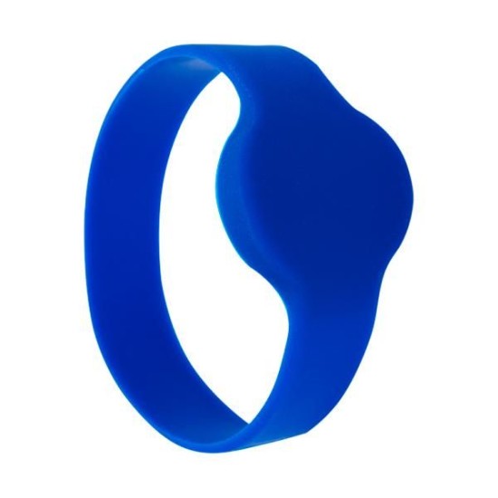 Pulseira de Proximidade RFID Silicone Azul Linear 28380