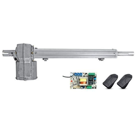 Kit Motor de Portão Pivotante PPA Piston Super 1/4 HP Acionamento 75cm Lado Esquerdo