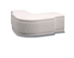 COTOVELO PLANO 90 GRAUS DEXSON 25X25CM BRANCA - SCHNEIDER