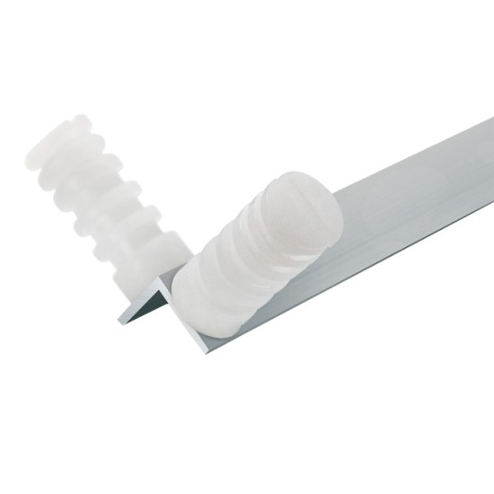 Haste de Canto Cantoneira Cerca Elétrica 1 metro com 12 Isoladores