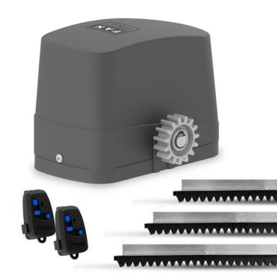 Kit Automatizador Portão Eletrônico Motor FAN Nice S-Board 2000 Peccinin