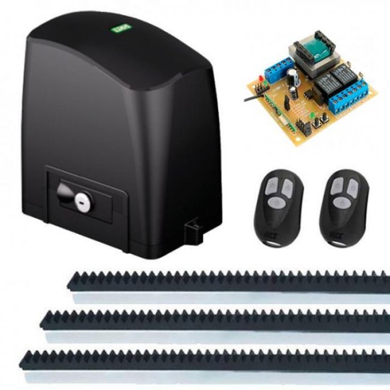 Kit Automatizador Deslizante RCG Motor Portão Eletrônico Slider Slim PL