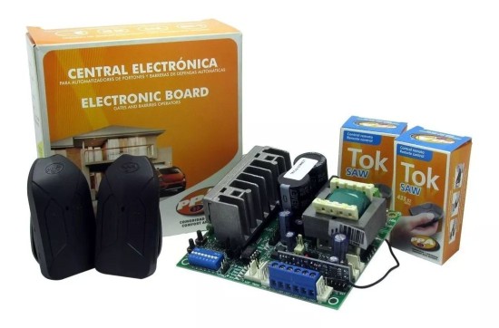 CENTRAL PPA PLACA ACELERADORA TRIFLEX PORTÃO + 2 TX PPA TOK