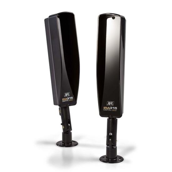 Sensor Infravermelho Barreira IVA Ativo Alcance de Até 60 Metros Duplo Feixe IRA-315 Digital JFL