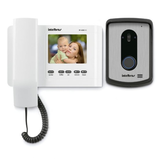 Vídeo Porteiro Intelbras IV 4010 HS Função Siga-me LCD 4"