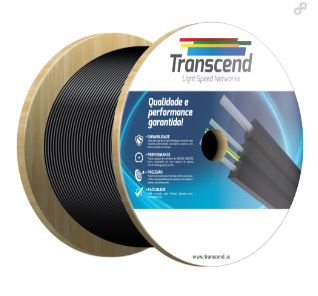 CABO FIBRA ÓTICA TRANSCEND DROP BLI A/B CM 01 FO CO LSZH BOBINA 2KM