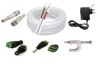 CABO COA. RF 0,4X2,5 (15PC) + FONTE 12V/1A (16PC) + CONECTOR BNC (