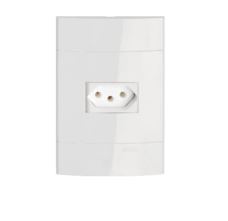 CONJUNTO TOMADA 2P+T 10A 250V PL/BR
