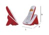 TELEFONE SEM FIO TS 3110 BRANCO/VERMELHO - INTELBRAS