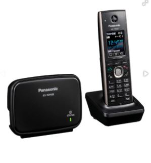 Telefone Sem Fio Ip Panasonic Tgp600brb Visor Colorido Blacklight C/ Id