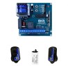 CENTRAL PLACA COMANDO CP4000 MKN MOTOR PORTÃO COM 02 CONTROLES + 01 CAPACITOR KIT COMPLETO