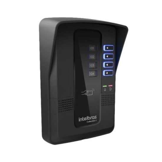 Central de Interfonia 4 Pontos Com Controlador de Acesso RFID Collective 4 Intelbras 30307