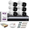 Kit Intelbras 6 Câmeras Full HD 1080p VHL 1220 B + DVR 3108 Intelbras com HD 1TB + Acessórios