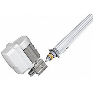 Kit Motor 1/3 Para Portão Basculante Vertical 1,50m Peccinin - instalado no local