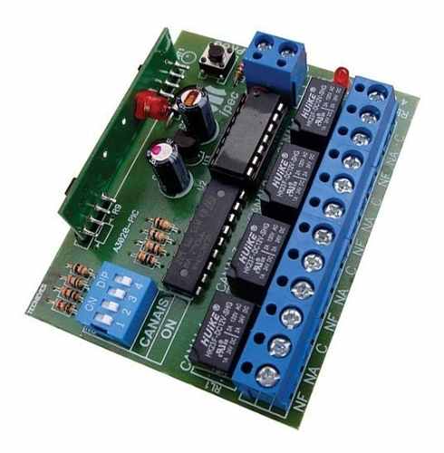 2PCS RECEPTOR IPEC 4 CANAIS PORTÃO ALARME PULSO RETENÇÃO 433