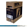 Cabo Coaxial Betacavi HD 4019 SC Capa Duraflan LSZH Azul - Bobina 200 Metros