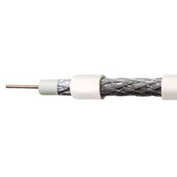 Cabo Coaxial Cftv Hd Rg 6 90% - 300 M Branco