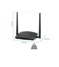 ROTEADOR WIRELESS INTELBRAS RF 301K 300 MBPS DE VELOCIDADE Wi-Fi 4 4 PORTAS
