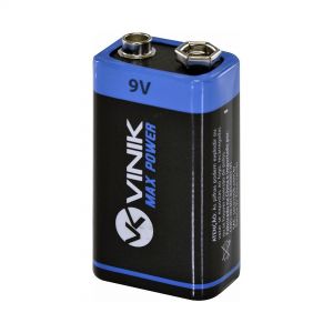Bateria 9V Max Power Zinco Quadrada Vinik