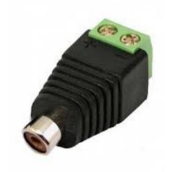 Conector Rca Fêmea Com Borne (75 Ohms) - 10 Pc