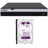 DVR 08 Canais Intelbras 4K MHDX 5108 8MP + HD WD Purple 3TB