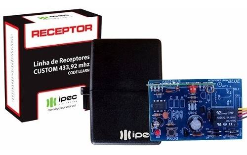 2PCS RECEPTOR IPEC MONO CONTROLE 1 CANAL 433MHZ MULTICODIGO