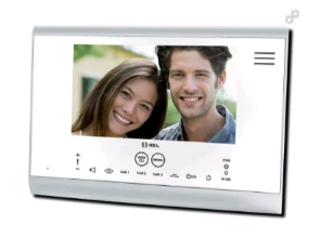 UNIDADE INTERNA DE VIDEO PORTEIRO COLOR SENSE SEVEN BRANCO - HDL