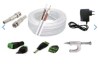 CABO COA. RF 0,4X2,5 (10PC) + FONTE 12V/1A (8PC) + CONECTOR BNC (4