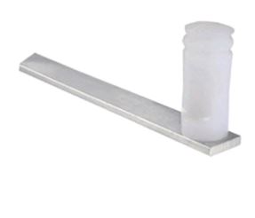 HASTE ALUMINIO 1 MT C/ 06 ISOLADORES MAIA (BARRA CHATA)