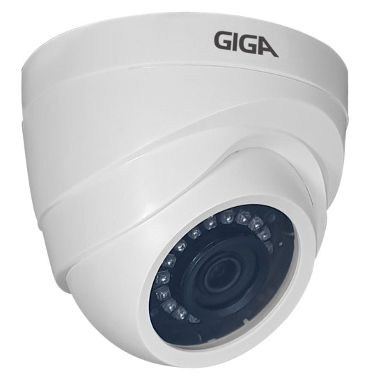 Câmera HD 720p Giga Security GS0019 Orion, 1MP, Infravermelho 20 metros, Lente 2,6mm, 4 em 1 HDCVI, HDTVI, AHD, ANALÓGICO