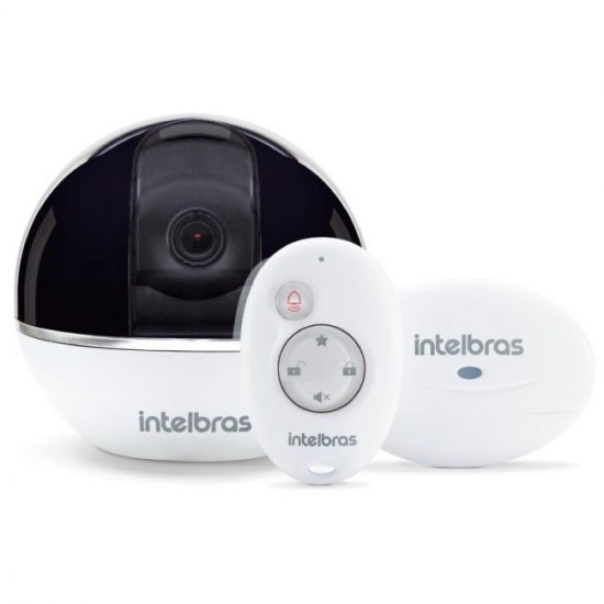 Câmera WiFi Intelbras IC7s Mibo Full HD 1080p Rotacional Com Sensor Tracking e Alarme Integrado