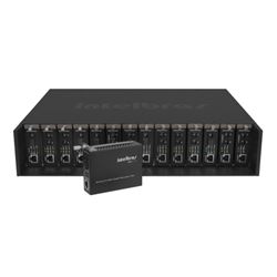 Chassis Para Conversor De Mídia Kx 1400 R Para Rack 19