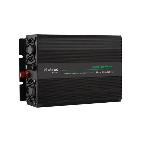 INVERSOR DE TENSAO ONDA SENOIDAL 1500W 24VCC 220VAC ISV1502 SP
