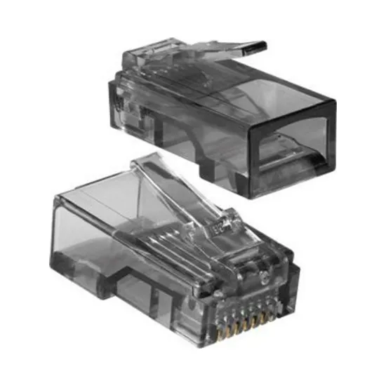 PINO JACK RJ-45 8X8 CAT.5E CONEX 3000 C/ 20 PC SP