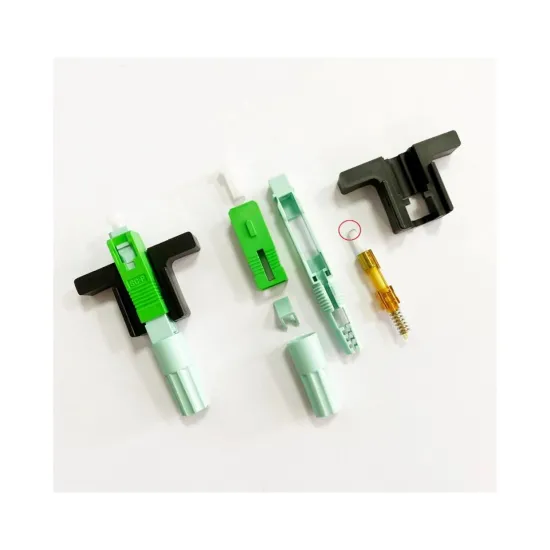 CONECTOR ÓPTICO DE CAMPO SC/APC SM 3MM VERDE - 10 PC SP