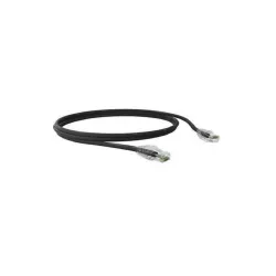 PATCH CORD U/UTP SOHOPLUS CAT.5E CMX T568A/B 0.5M PRETO SP