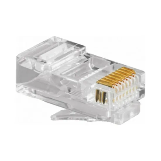 PINO JACK RJ-45 8X8 FCS CAT 6 - 100 PC SP