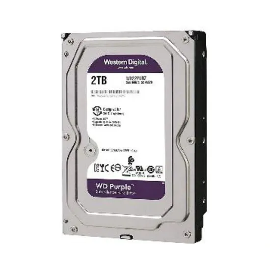 HD WD PURPLE 2TB SATA 6 GB/S 5400RPM 64MB WD23PURZ SP