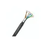 CABO LAN CAT.5E CMX F/UTP 4PX24AWG BLINDADO PRETO - 1000 M SP