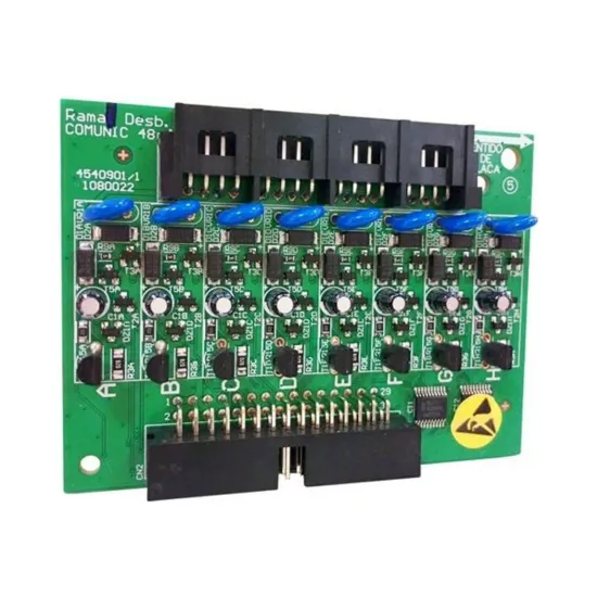 PLACA DE 8 RAMAIS DESBALANCEADO COMUNIC 16/48 - STS SP