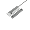 Sensor magnético de abertura com fio XAS Porta de Aço SP com Suporte INTELBRAS SP