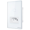 Tomada com Interruptor Inteligente Wi-Fi (1 tecla) ETS 2001 INTELBRAS SP