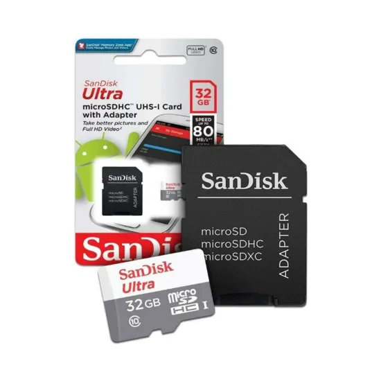 CARTÃO DE MEMÓRIA MICROSD 32GB SANDISK ULTRA SP