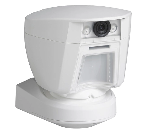 Detector de movimento PIR sem fio PowerG para ambientes externos com câmera integrada SP