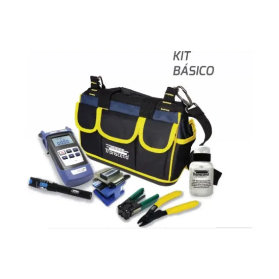 KIT FERRAMENTAS PARA FIBRA ÓPTICA FTTH - TRANSCEND SP